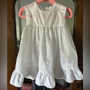 Vintage White Baby Girl Dress